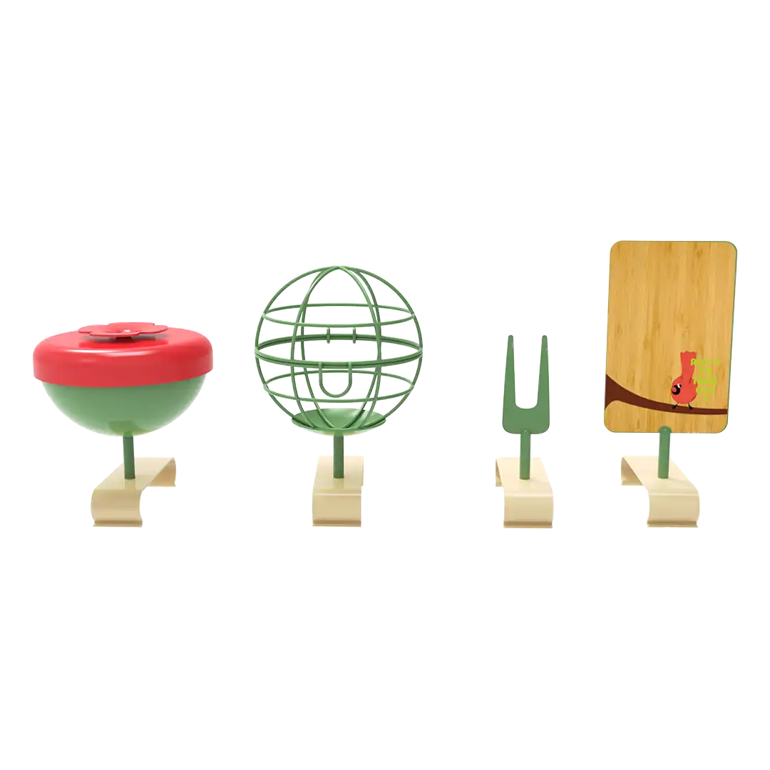 Metal Add-Ons for Birdfy Feeder Bamboo