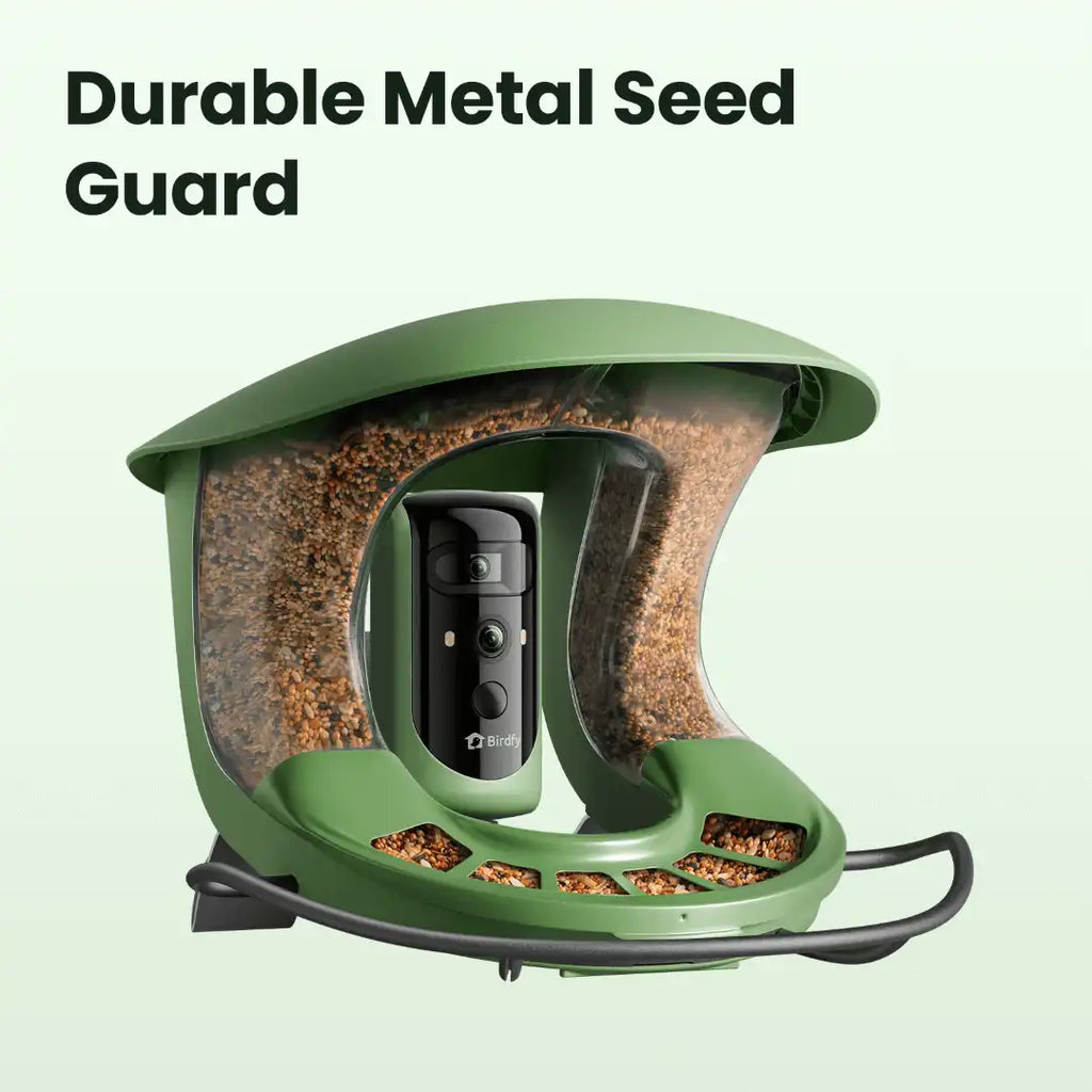 Birdfy Metal Seed Guard - A solid metal guard customized for Birdfy Feeder 2 Series