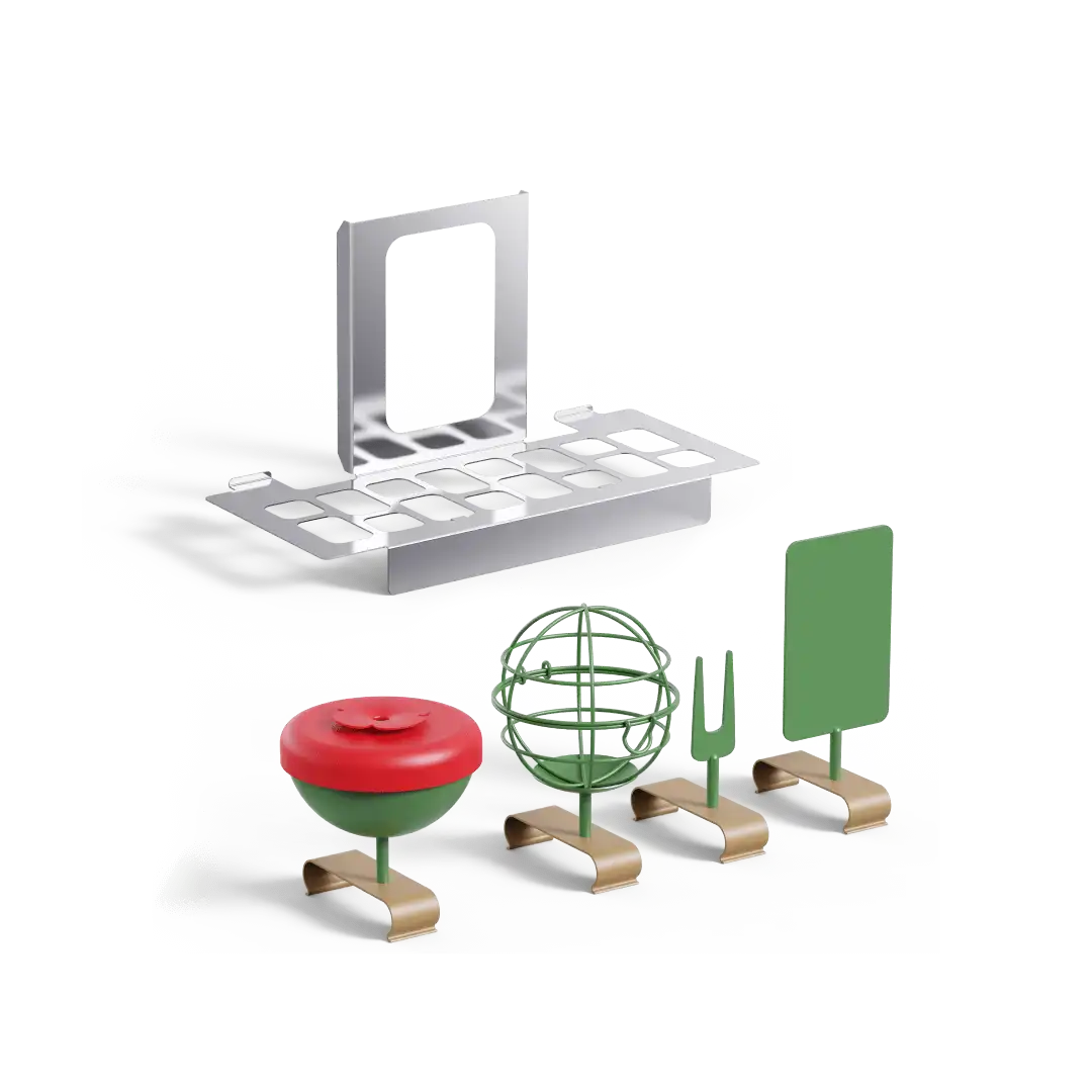 Metal Add-Ons for Birdfy Feeder Bamboo