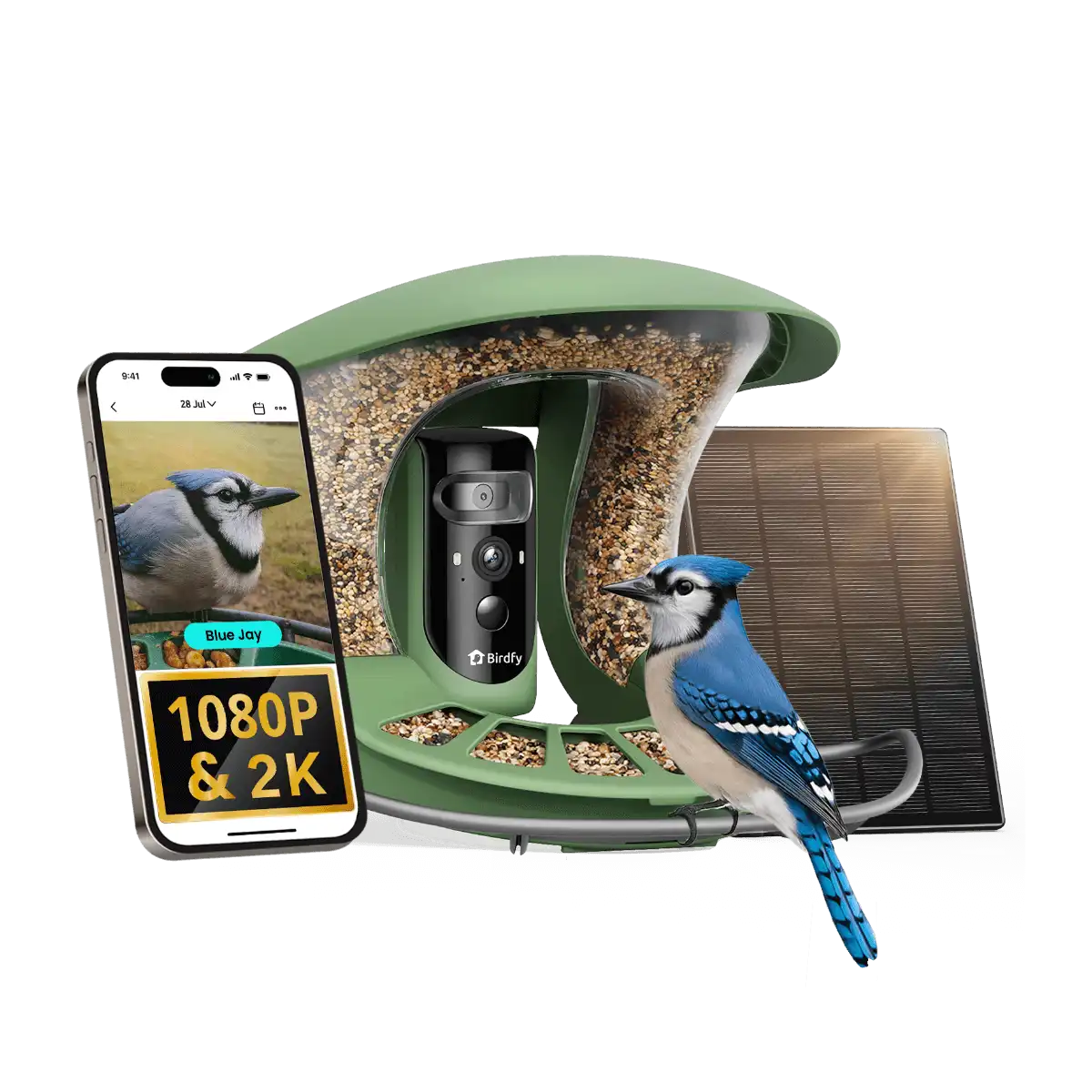 Birdfy Feeder 2 Pro - Dual-Lens Smart Bird Feeder with Camera