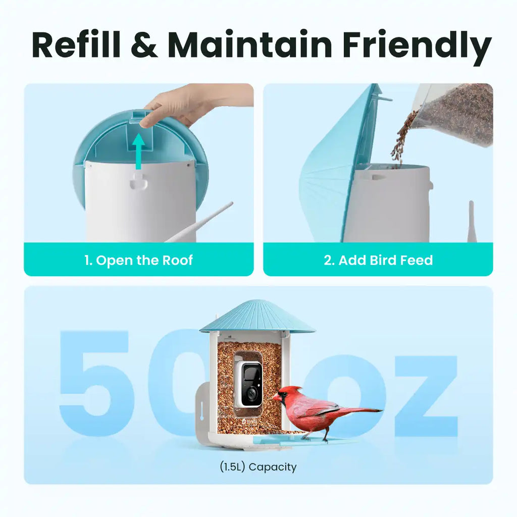 Birdfy Feeder - Smart Bird Feeder with Camera Standard Kit