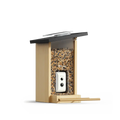 Birdfy Feeder Ebony - Wooden Smart Bird Feeder