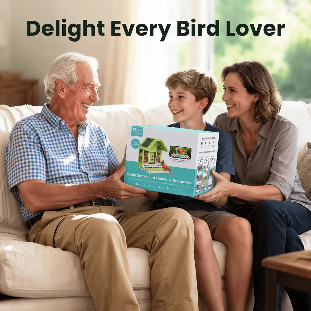Birdfy Feeder Metal - Limited Gift Set | Smart Bird Feeder with Camera