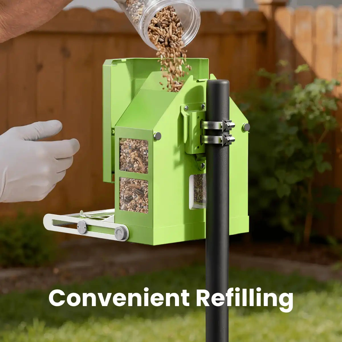 Birdfy Feeder Metal - Smart Metal Feeder with Camera