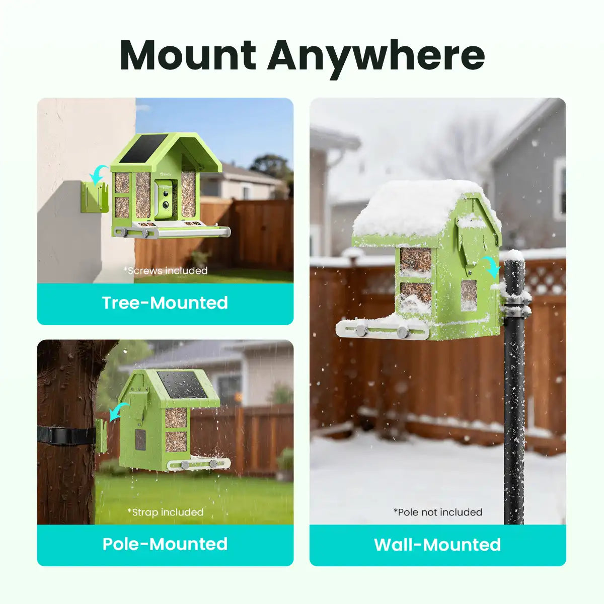 Birdfy Feeder Metal - Limited Gift Set | Smart Bird Feeder with Camera